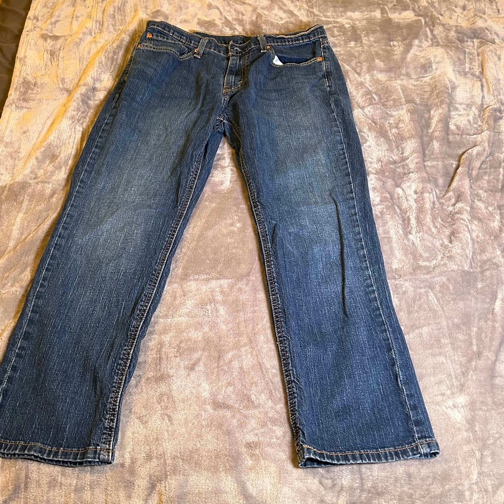 Levis 541 Athletic Taper Mens Jeans 32x30 Medium Wash Blue Denim 18181-0692